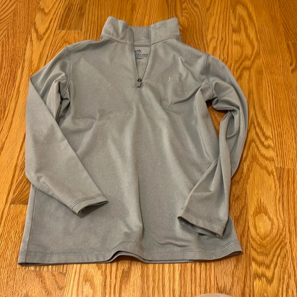 Southern tide quarter zip. Size 6, gray.